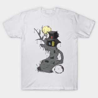 Haunted house sketch T-Shirt